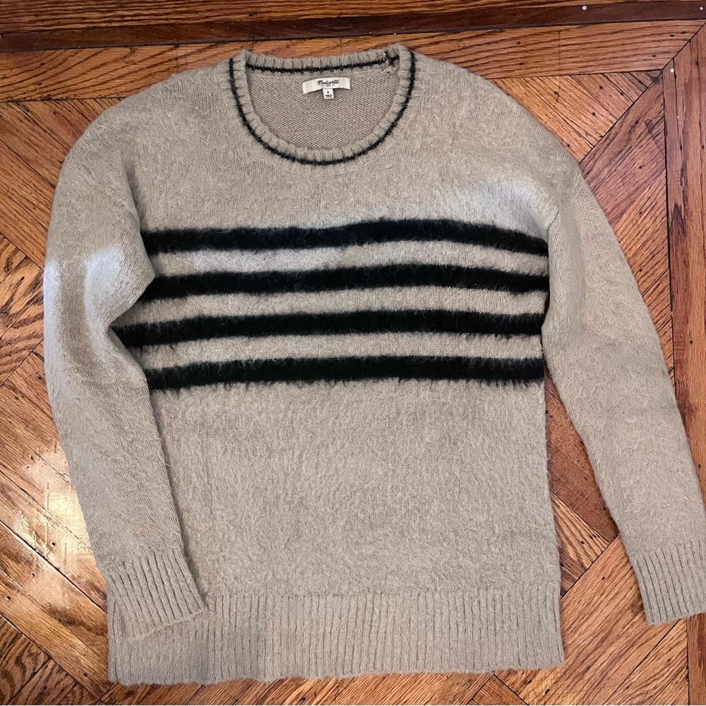 GUC Oversized Striped Madewell Sweater